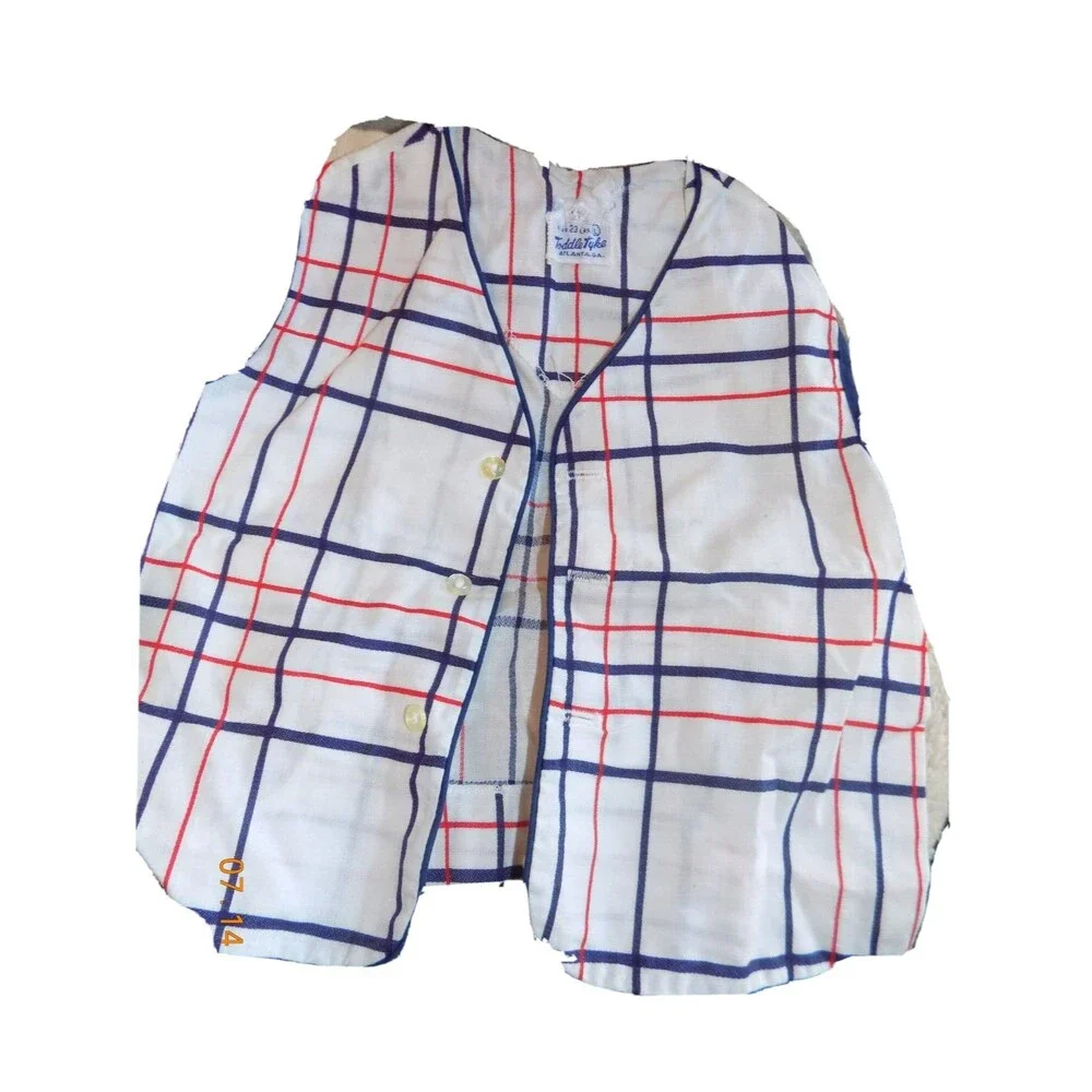 Vintage baby boy suit and boy's vest